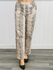 Snakeskin Print Stretch Pants (Reg.)