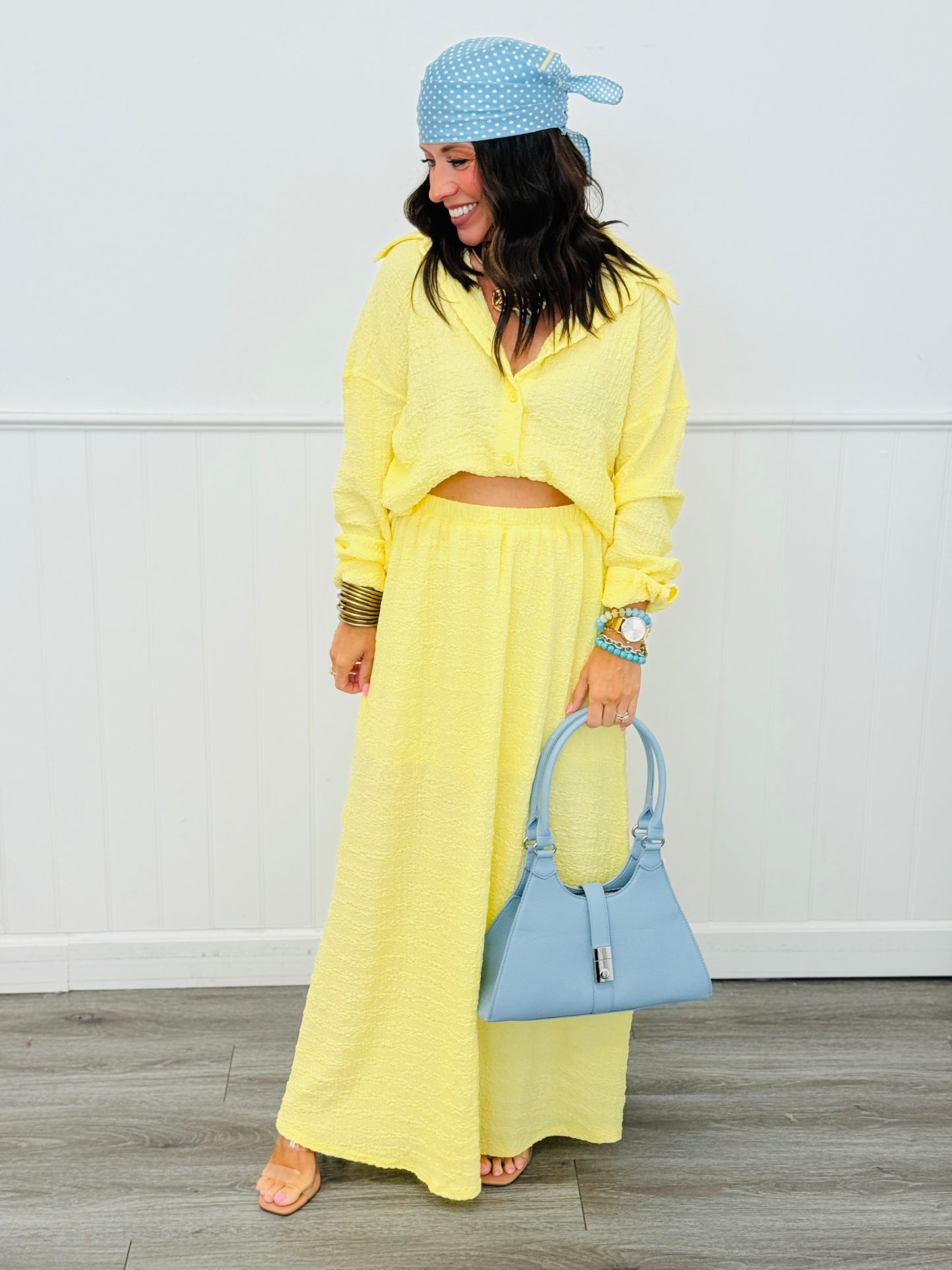 Yellow Maxi Skirt (Reg. and Plus)