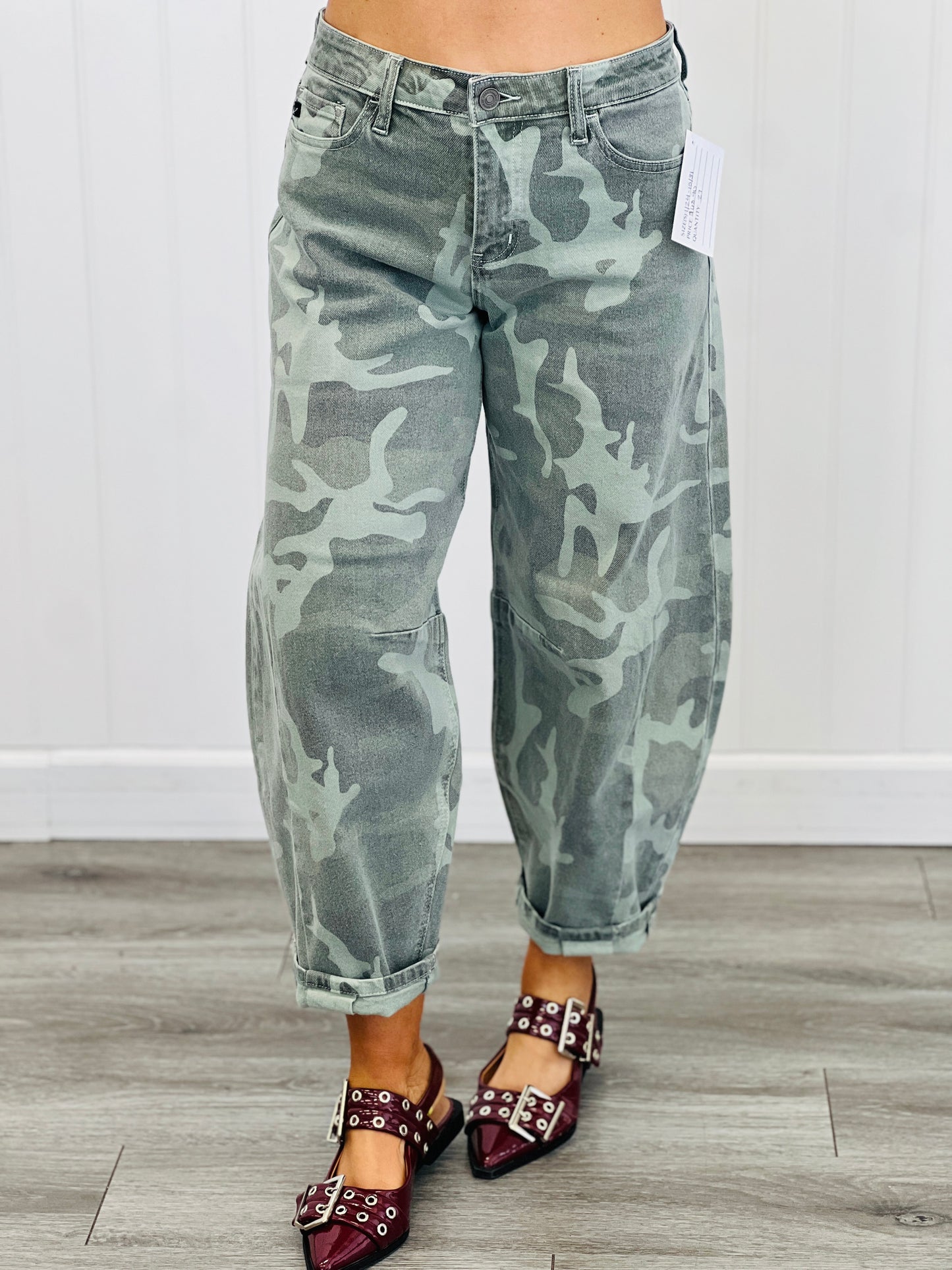 Camo High Waist Jeans (Reg.)