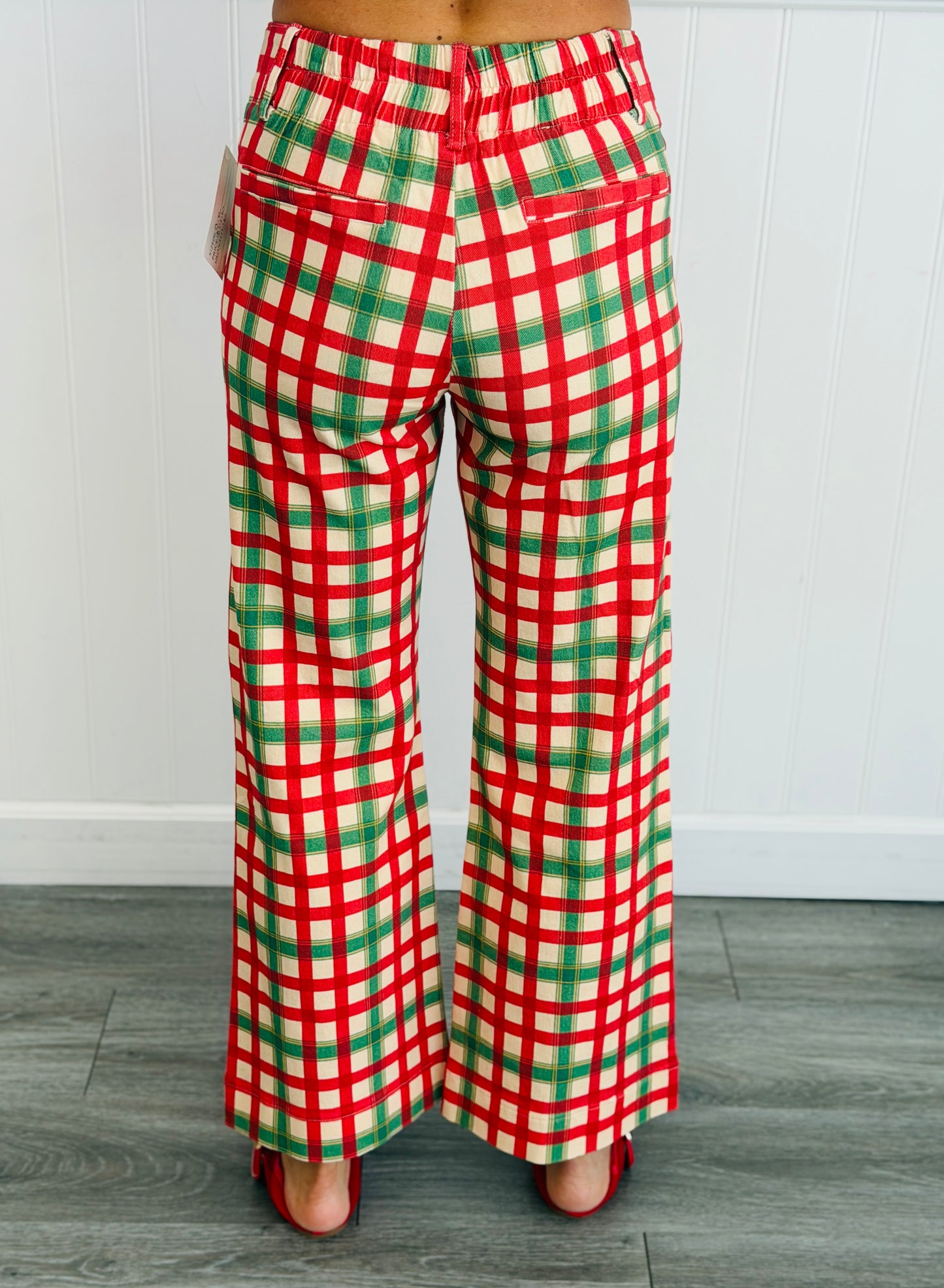Christmas Plaid Stretch Pants (Reg.)