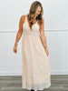 Ecru Walk Along The Beach Maxi Dress (Reg.)