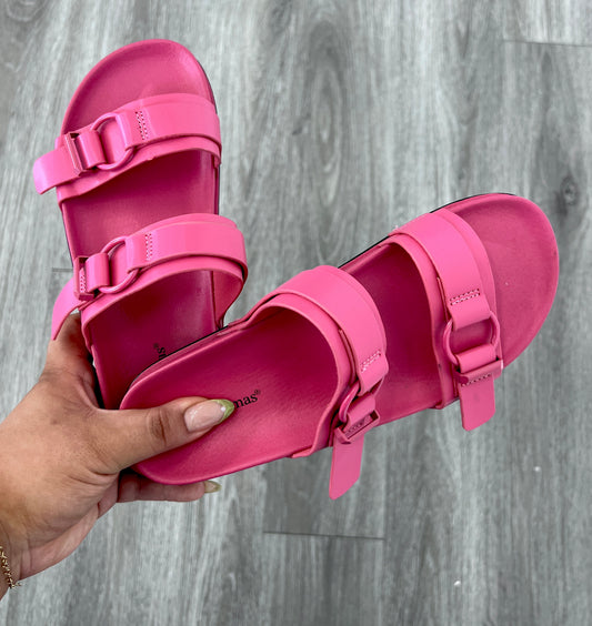 Fuchsia Hello Summer Sandals