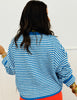 Blue Striped Gigi Cardigan (Reg.)