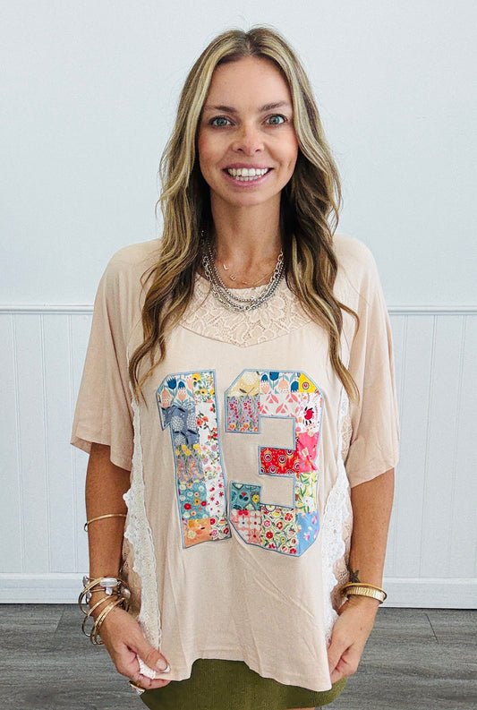 Blush Number 13 Lace Top (Reg & Plus)