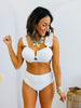White Flirty Two-Piece Swimsuit (Reg. & Plus)