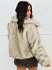 Fur Zip Up Jacket (Reg. and Plus)