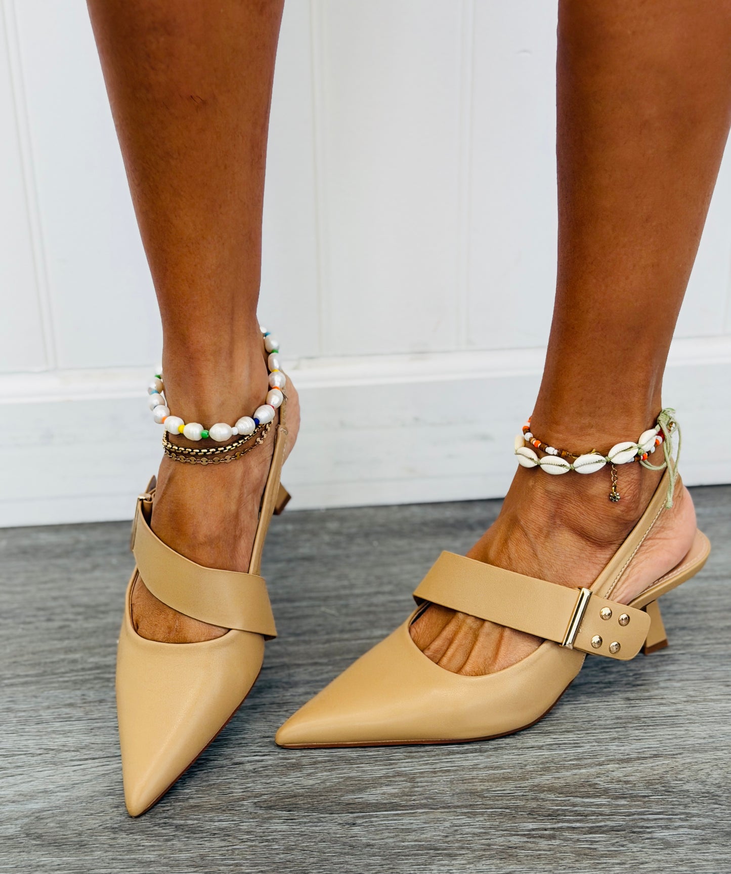 Beige Chic Agenda Heels