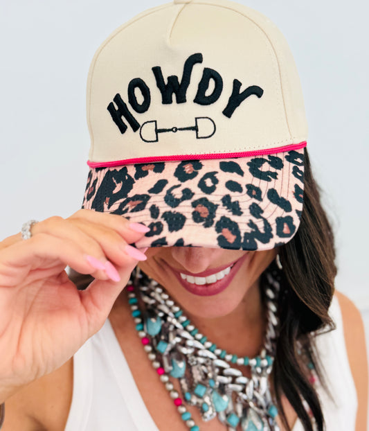 Howdy Leopard Hat