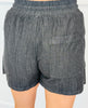 Washed Black Denim Skort (Reg. and Plus)