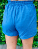 Denim Blue Rhinestone Pocket Shorts (Reg. and Plus)