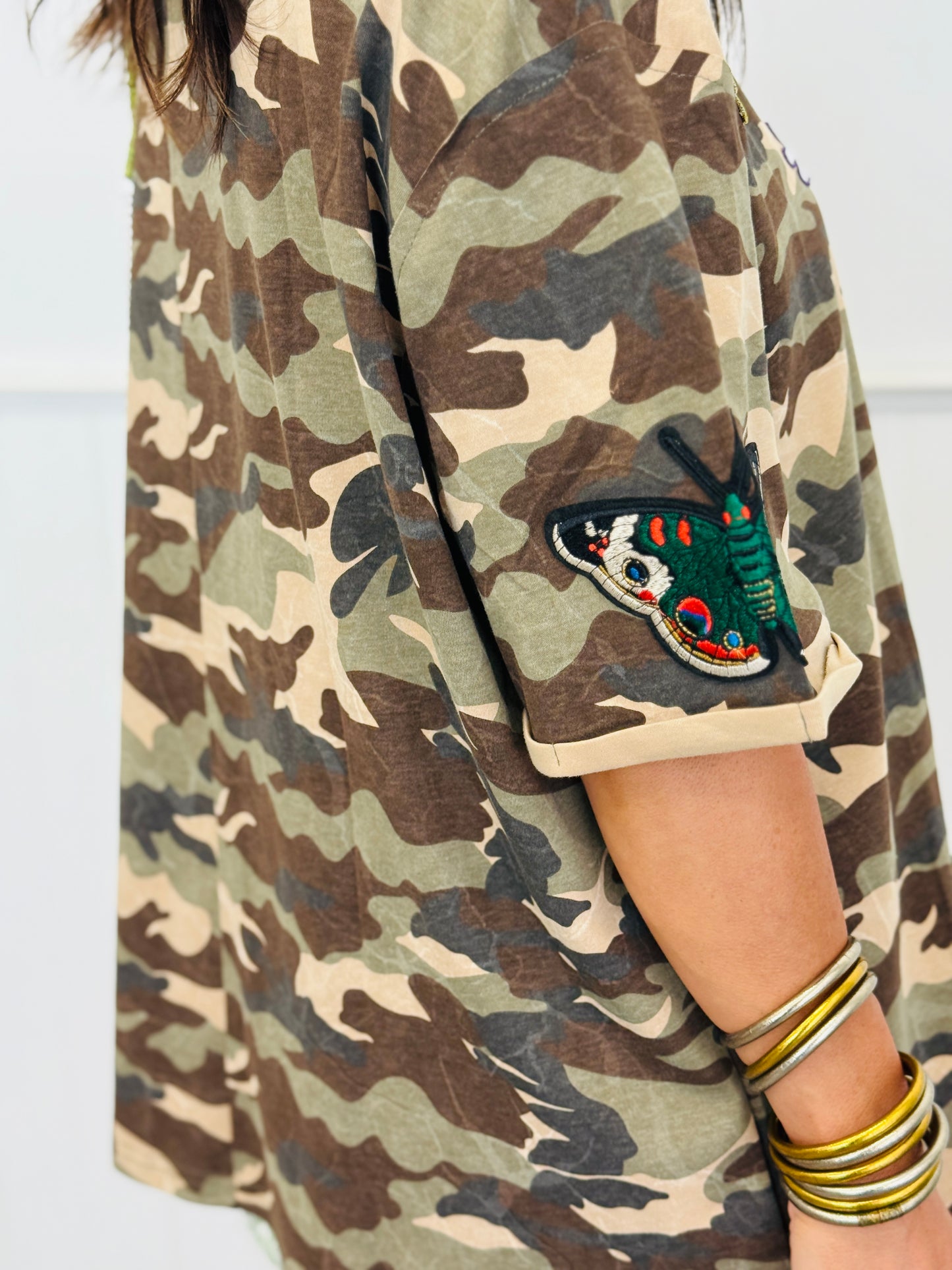 Wildflower Patched Camo Tee (Reg.)