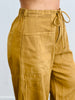 Camel Cotton Cropped Barrel Pants (Reg & Plus)