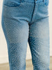 Rhinestone Studded Denim Jeans (Reg & Plus)