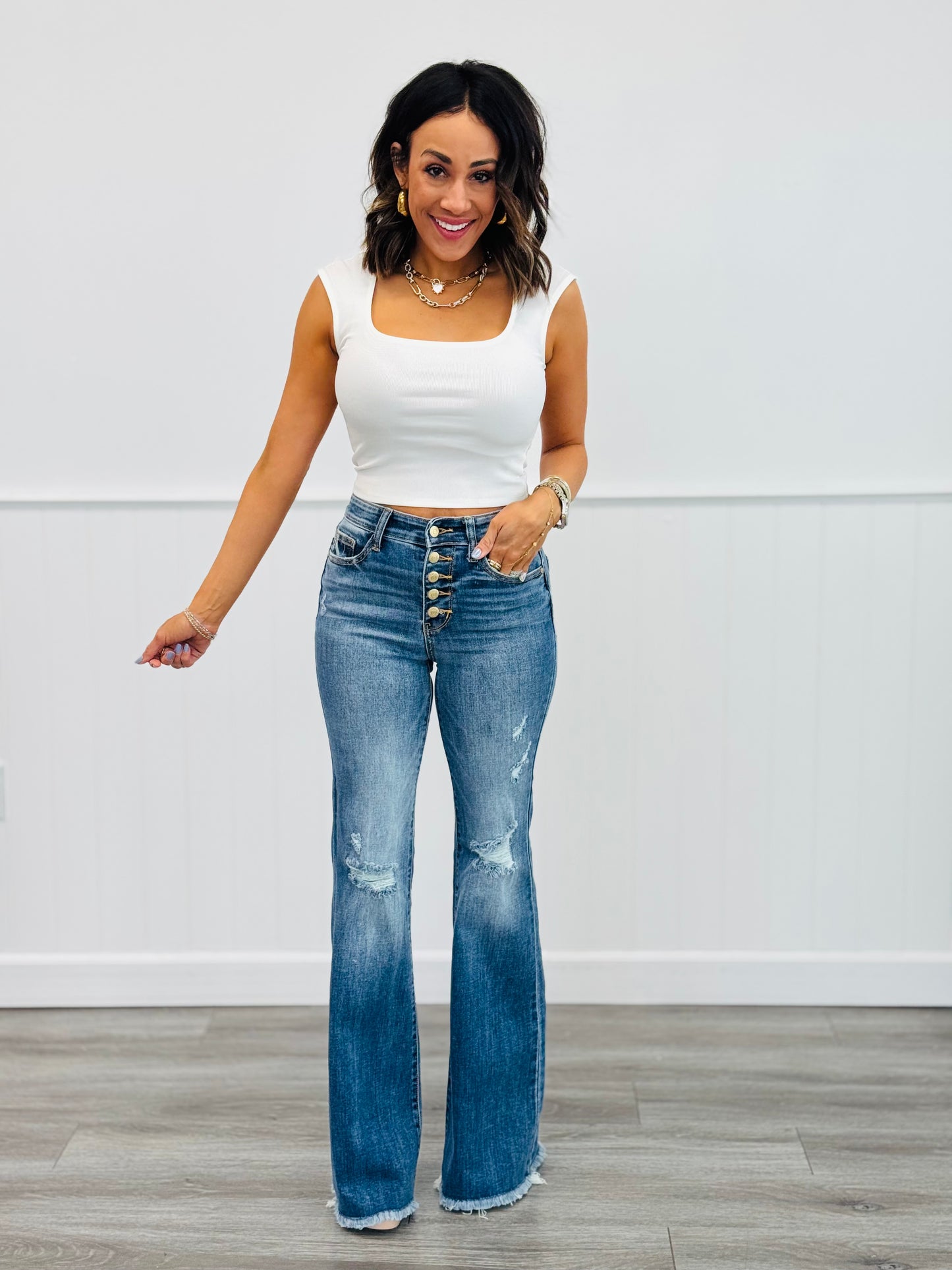 Judy Blue Yes Please! Mid-Rise Jeans (Reg. & Plus)
