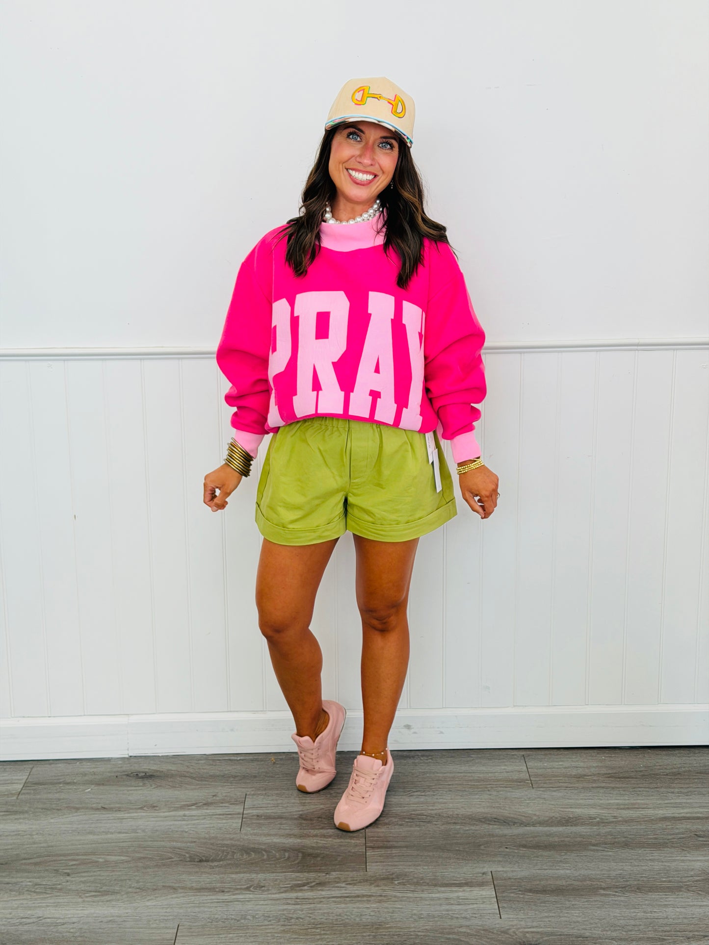 Just Pray 2-Sided Mock Sweatshirt (Reg.)