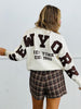 Brown New York Sweater Top (Reg.)