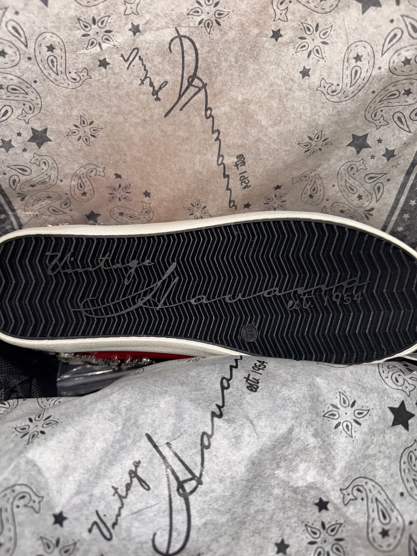 VH x WR Red Born To Shine Crystal Sneakers
