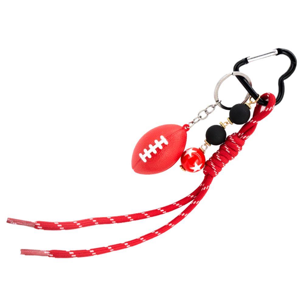 Football Fan Rope Heart Bag Charm