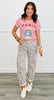 Risen Cream Wild About You Cuffed Barrel Jeans (Reg & Plus)
