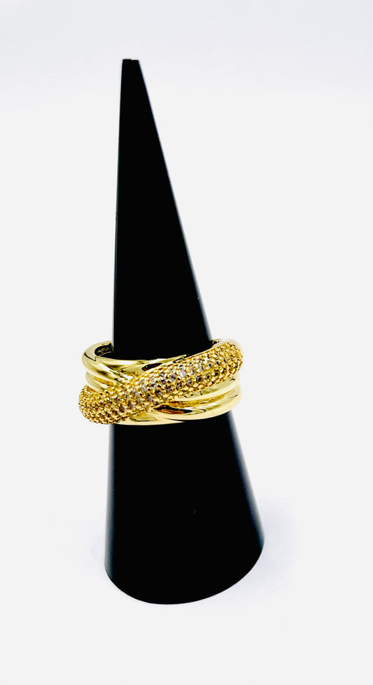 The Golden Swirl Ring
