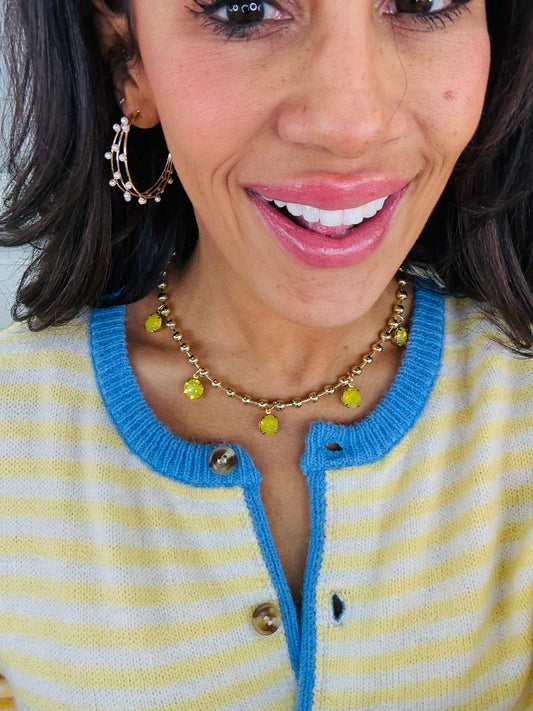 Yochi - The Dorothy Necklace in Yellow