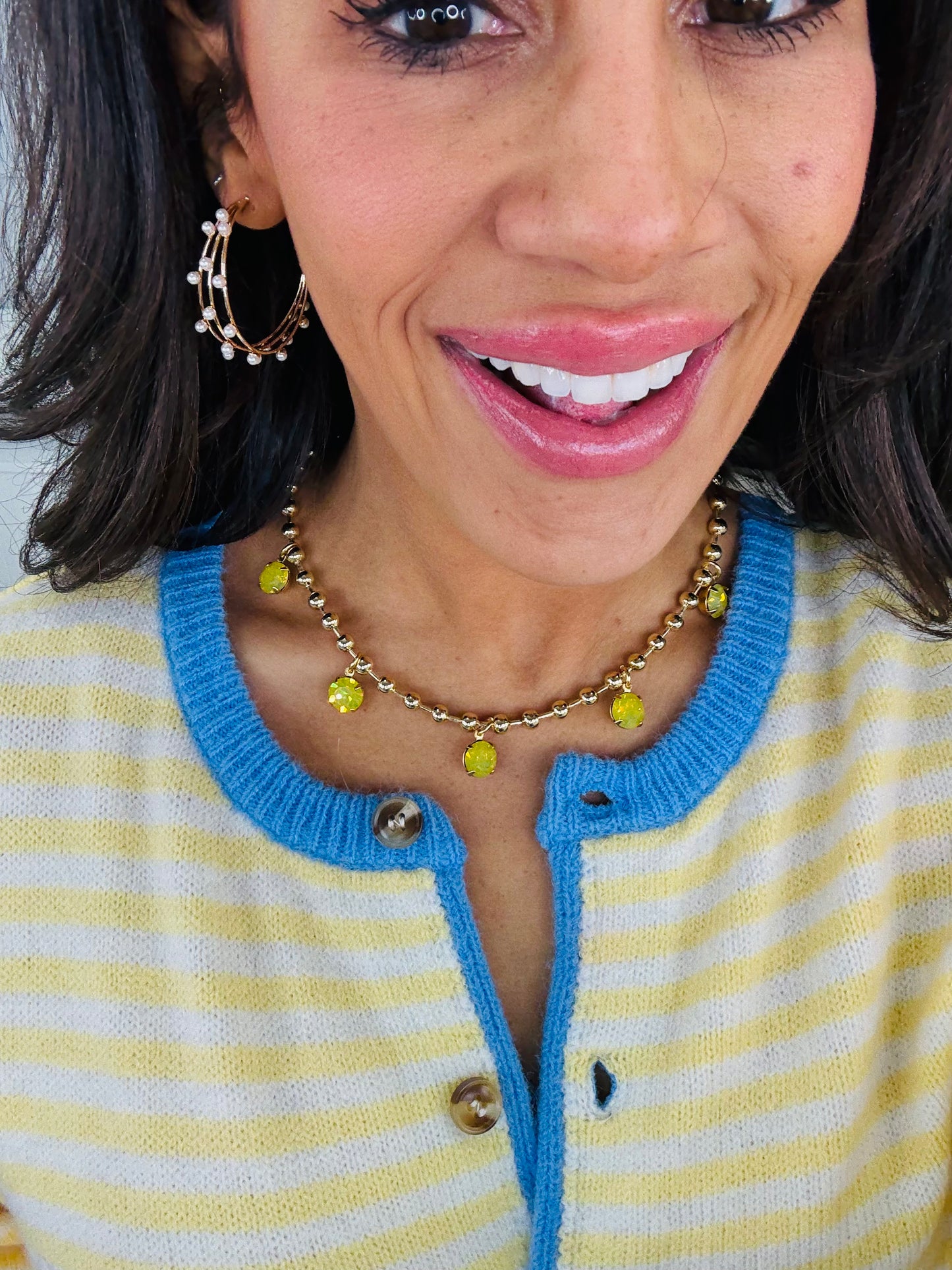 Yochi - The Dorothy Necklace in Yellow