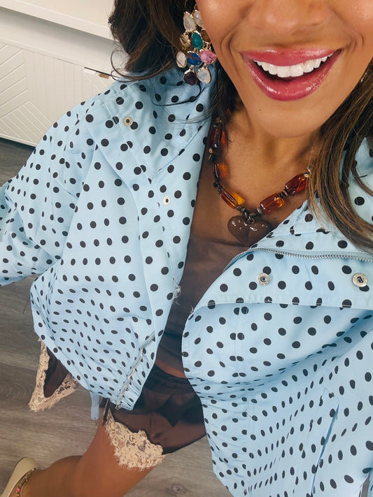 Blue Polka Dot Jacket (Reg.)