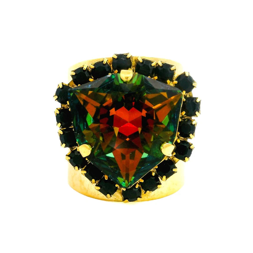 TOVA - Gerda Ring in Aqua Volcano