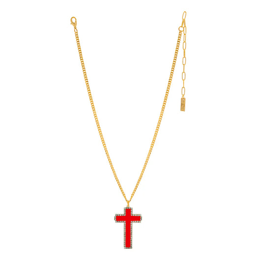 TOVA - The Gloria Necklace - Red