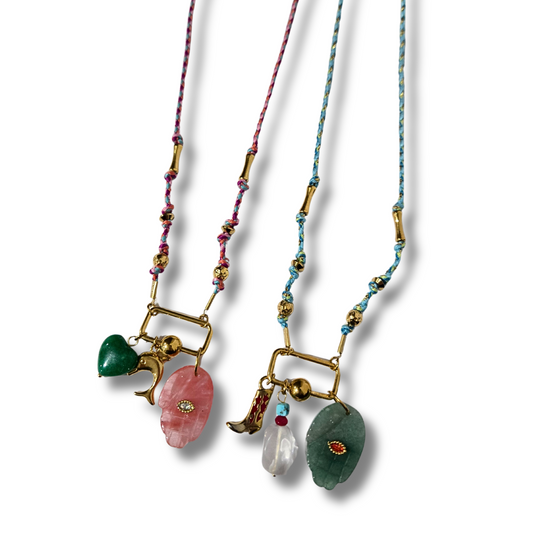 Hand Pendant Charm Necklace (2 colors)