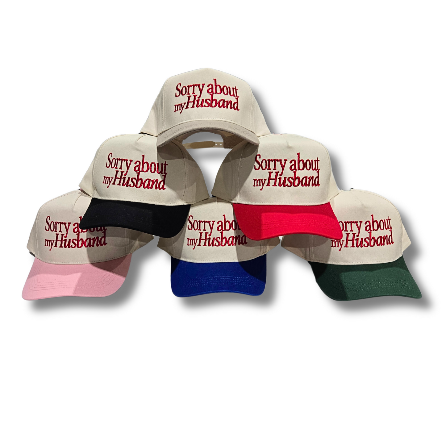 "Sorry About My Husband" Ball Cap (6 colors)