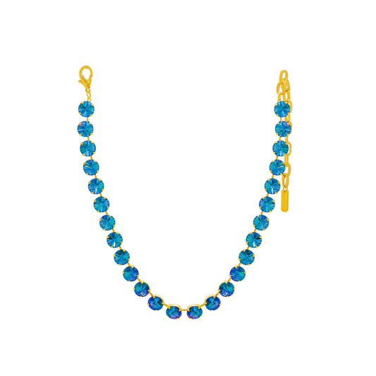 TOVA - The Sofia Necklace - Ice Blue Glimmer