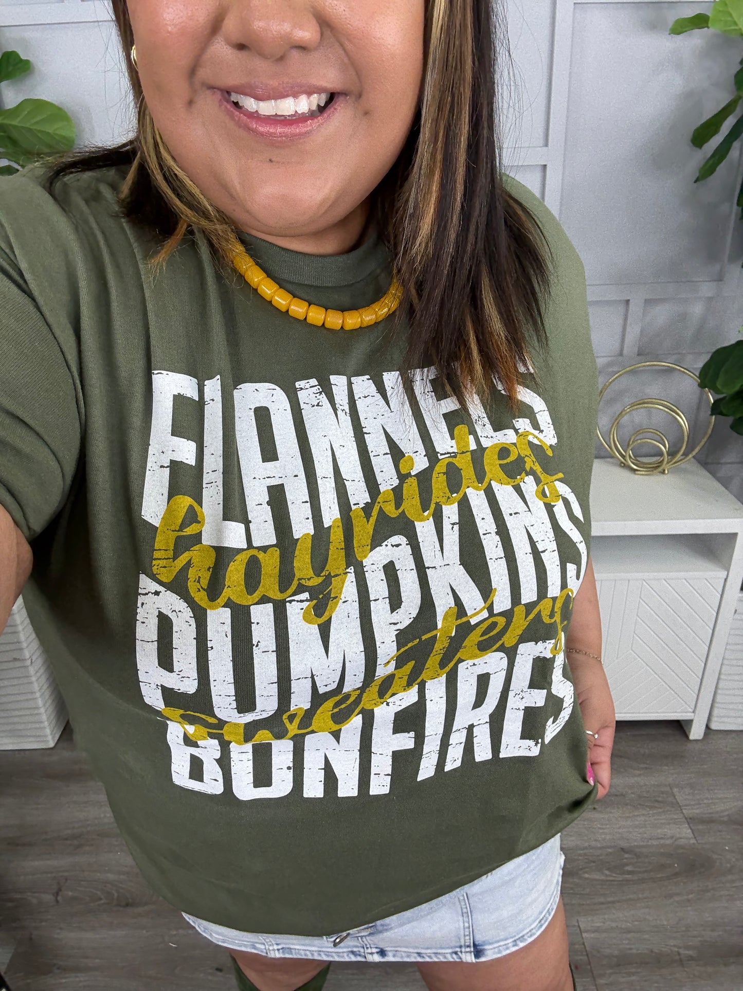 Flannels. Hayrides, Pumpkins...Graphic Tee (Reg. and Plus)