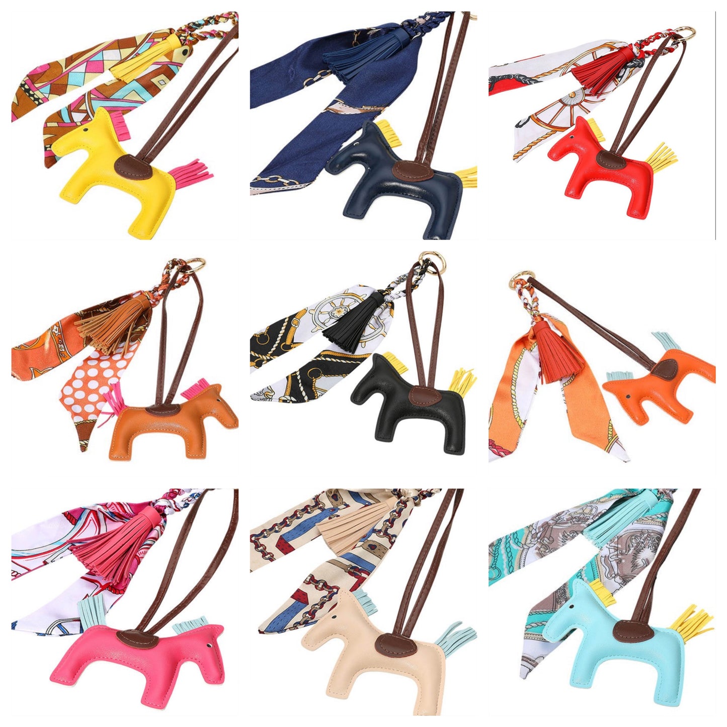 The Stallion Bag Charm - 12 Colors!