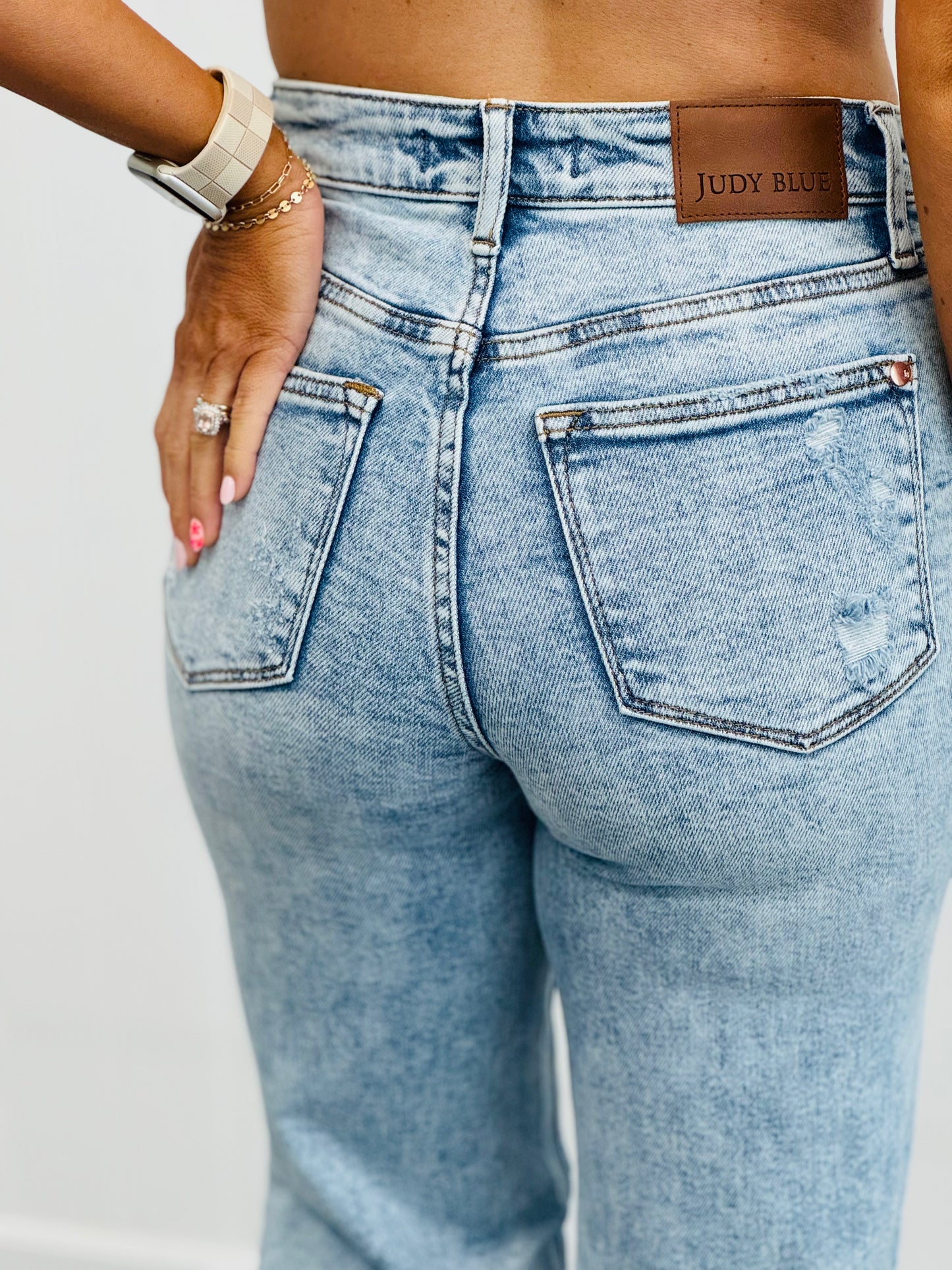Judy Blue Blast From The Past 90's Straight Jeans (Reg. and Plus)