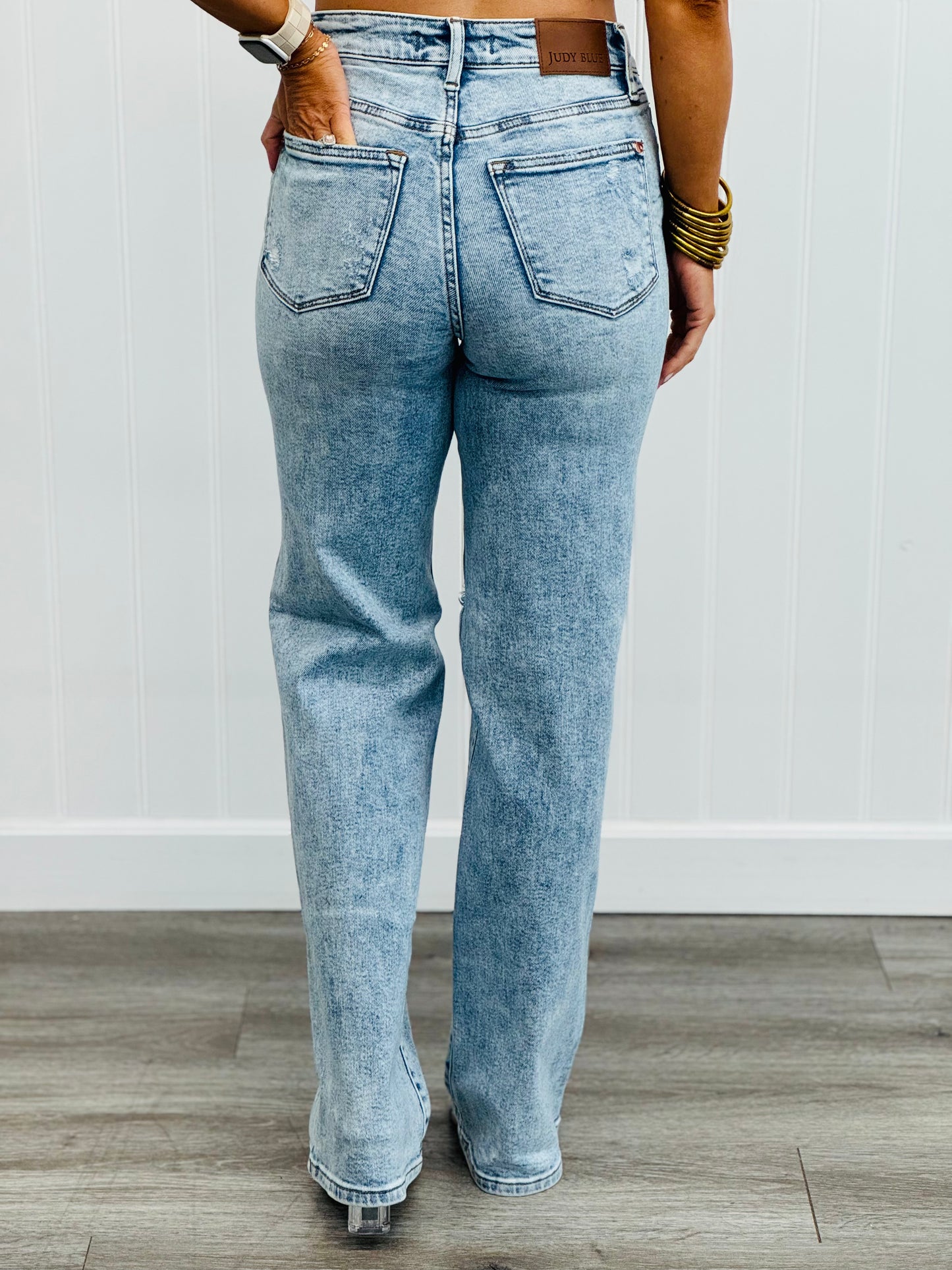 Judy Blue Blast From The Past 90's Straight Jeans (Reg. and Plus)