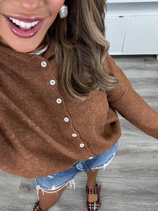 Brown Gigi Cardigan (Reg.)