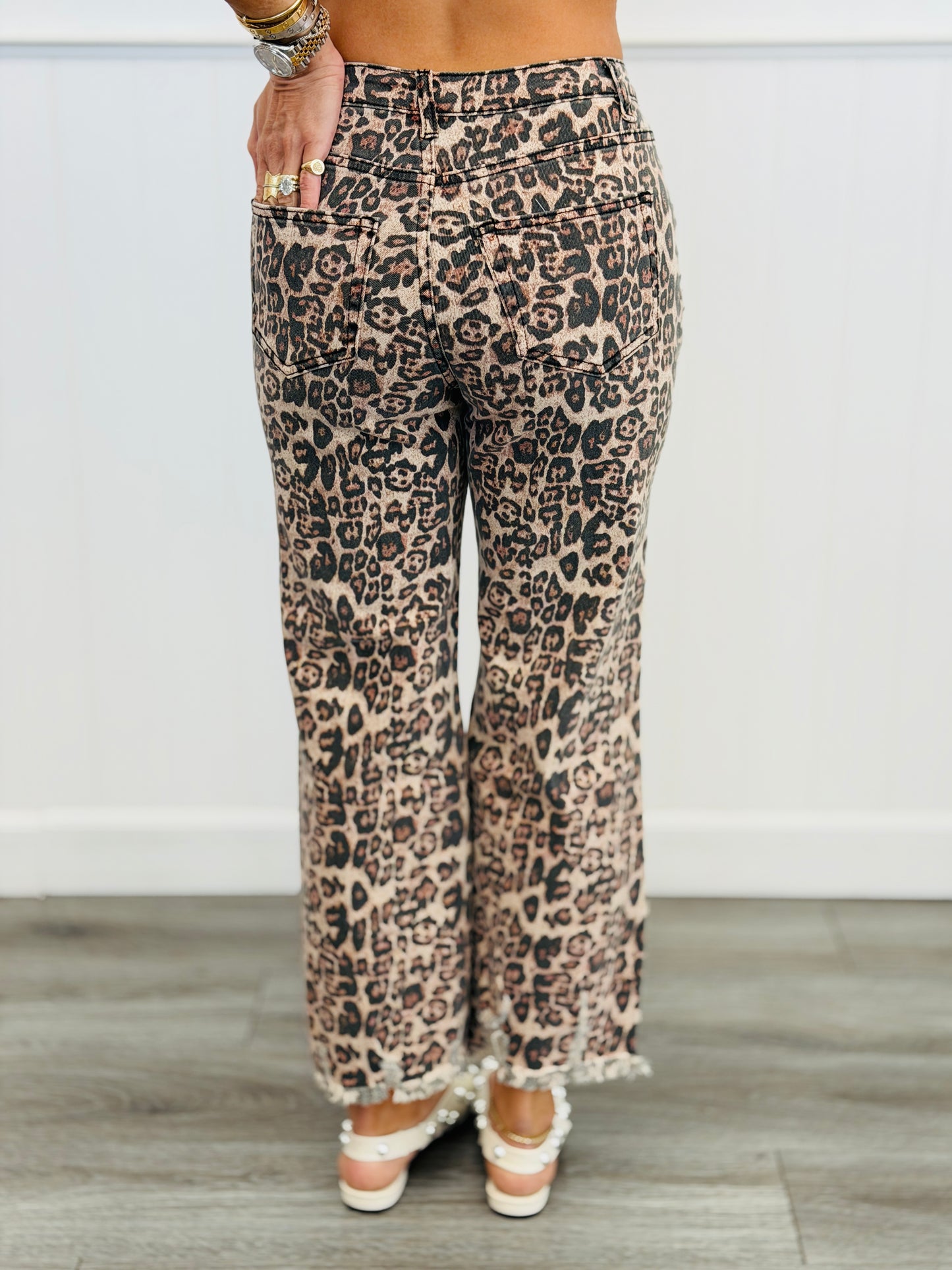 Pretty Wild Leopard Jeans (Reg. and Plus)