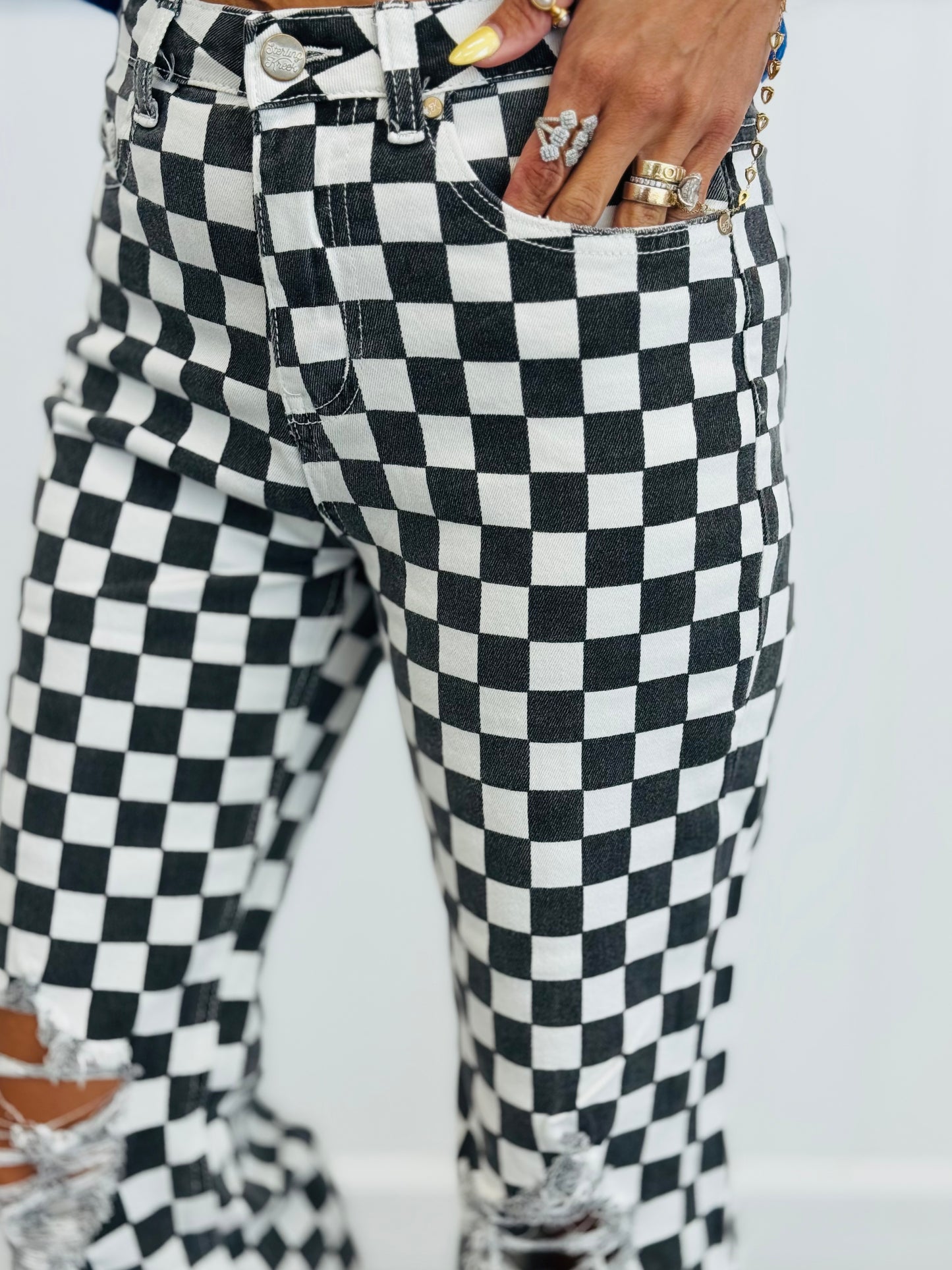 Check It Out Kick Flare Jeans