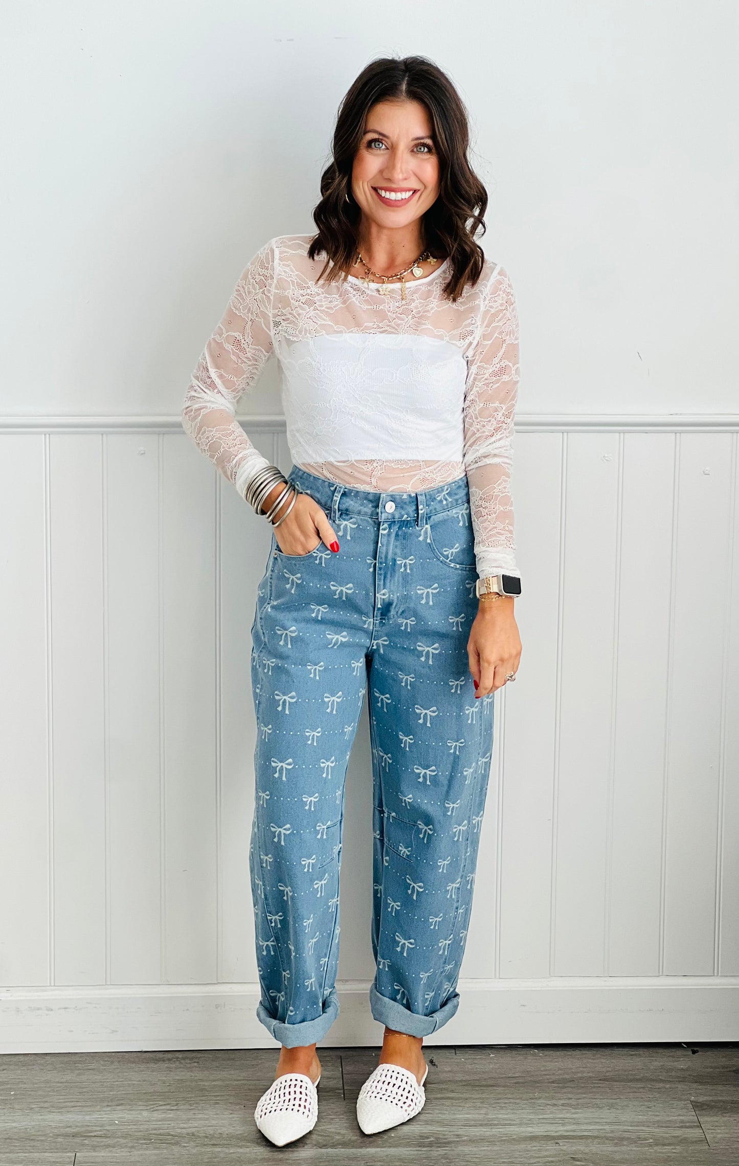 Lt Blue Better In Bows Barrel Pants (Reg.)