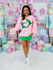 Queen Of Sparkles WR Exclusive Pink Heart Hand Sweatshirt (Reg. & Plus)