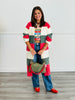 Christmas Color Block Longline Cardigan (Reg.)