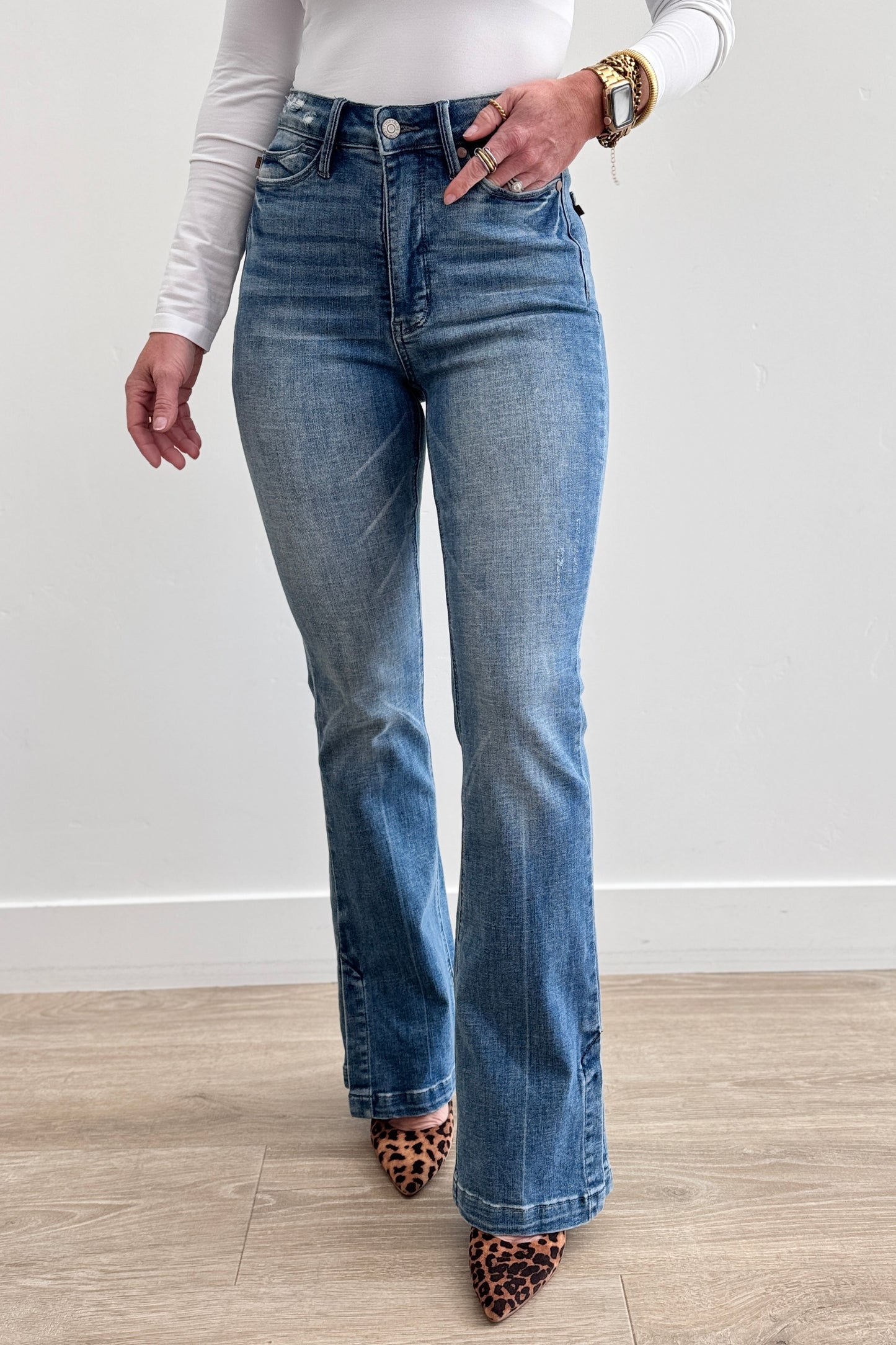Judy Blue Tummy Control Beyond The Bootcut Jeans (Reg. & Plus)