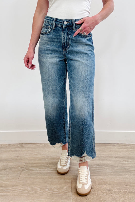 Judy Blue Make More Magic Rigid Wide Leg Jeans (Reg. and Plus)