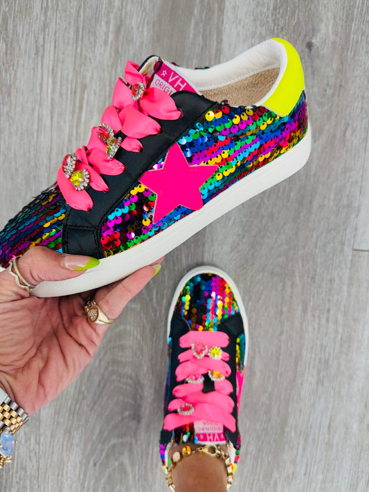 VH x WR Neon Glow Pop Sneakers