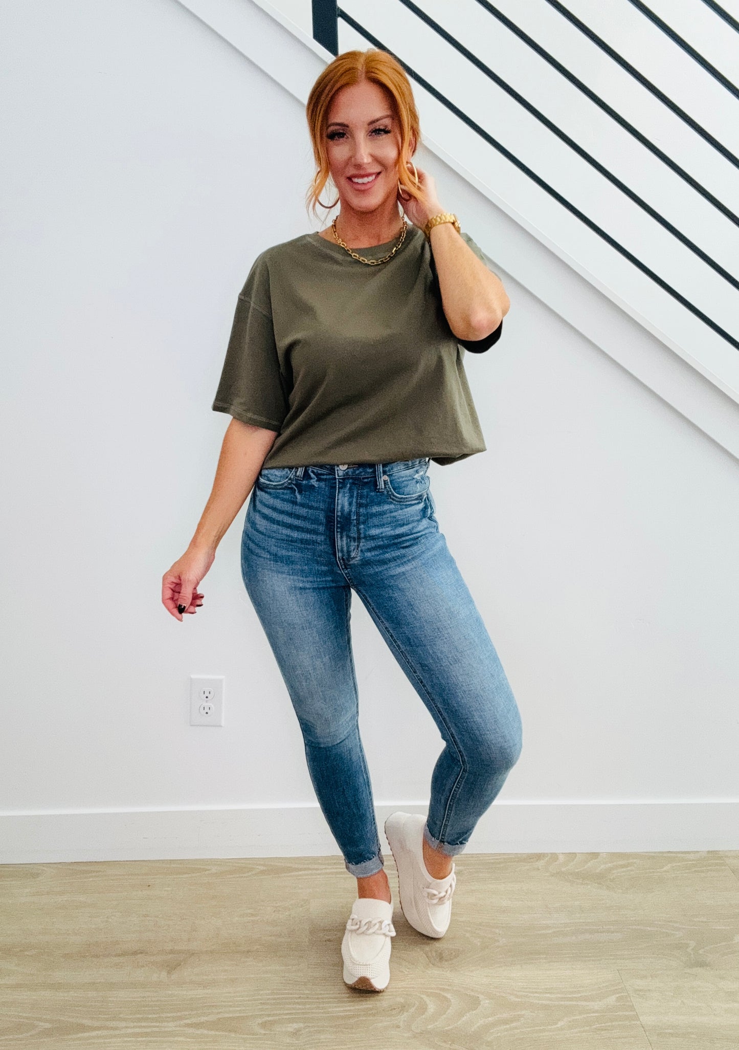 Judy Blue Vintage Vibes Tummy Control Skinny Jeans (Reg. and Plus)