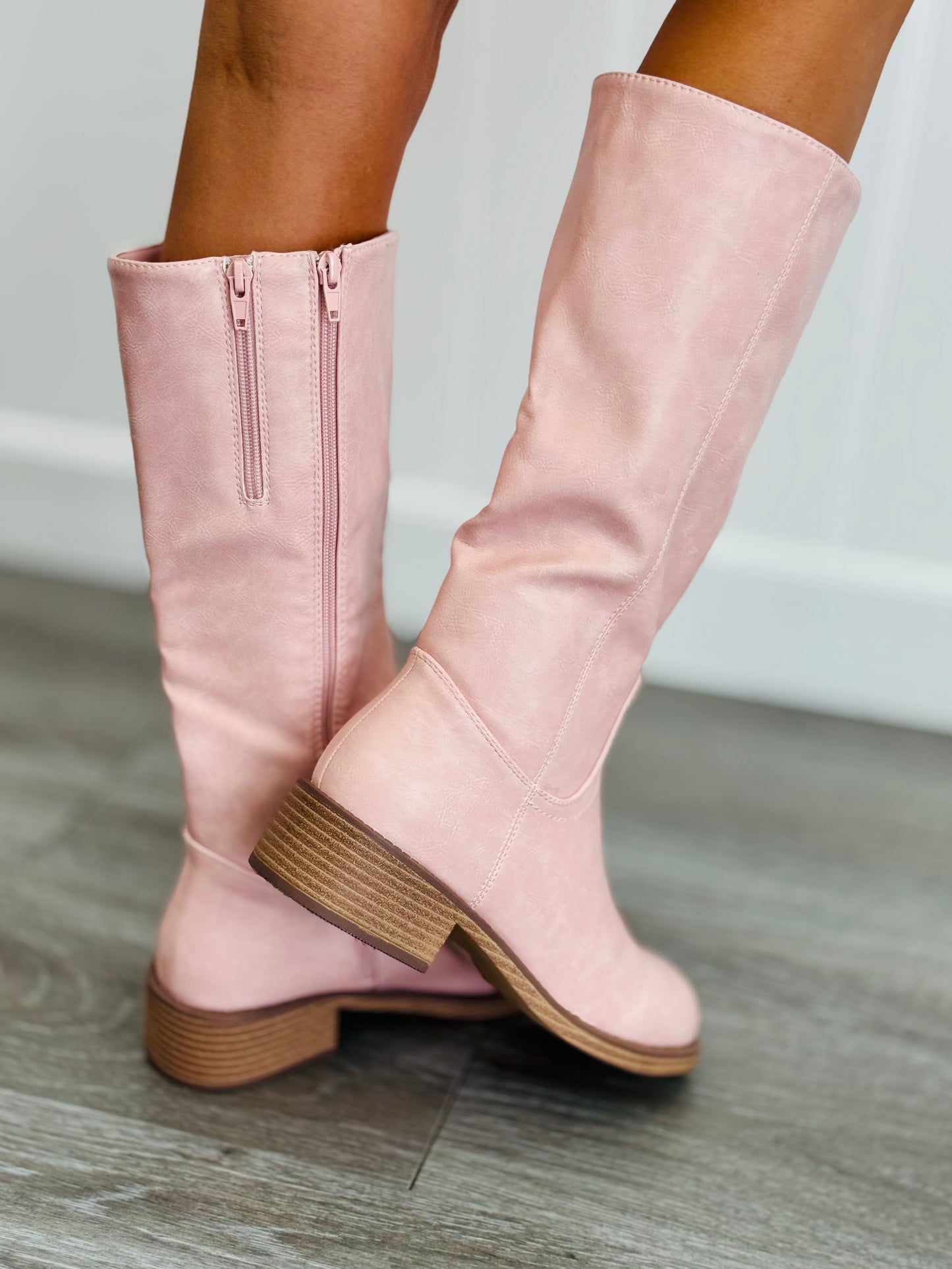 The Jojo Boots in Pink