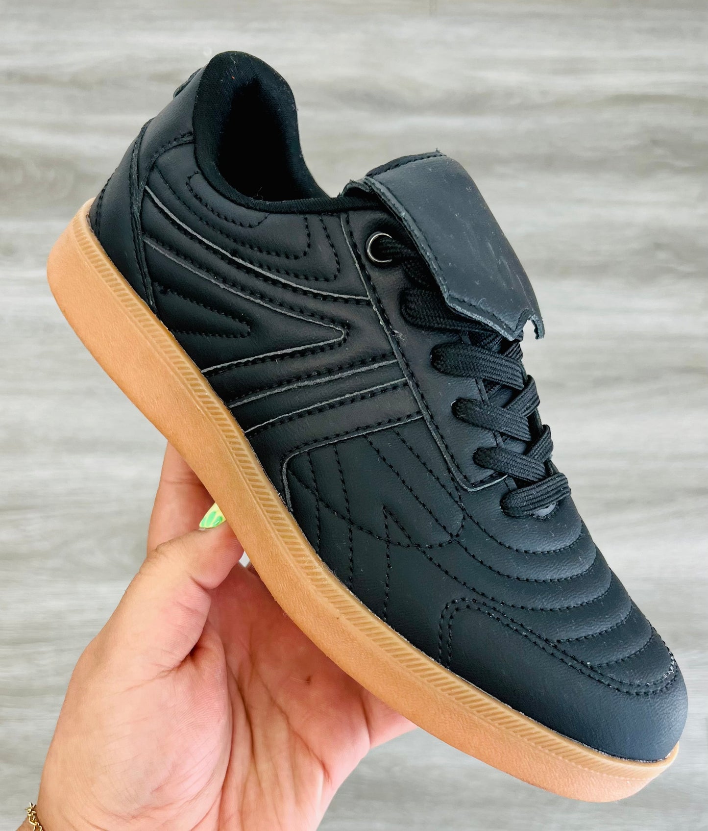 Black Flip Out Sneakers