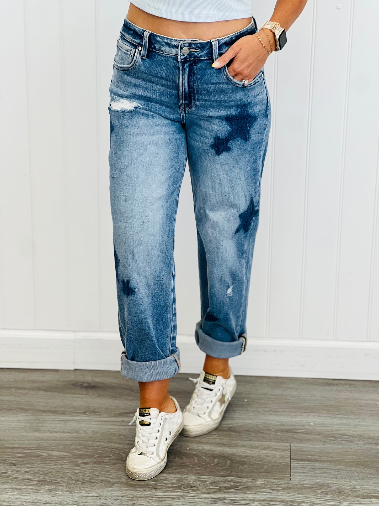 Risen A Star Is Born Boyfriend Jeans (Reg & Plus)