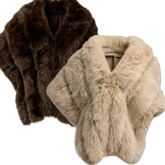 Faux Fur Wrap (2 colors)
